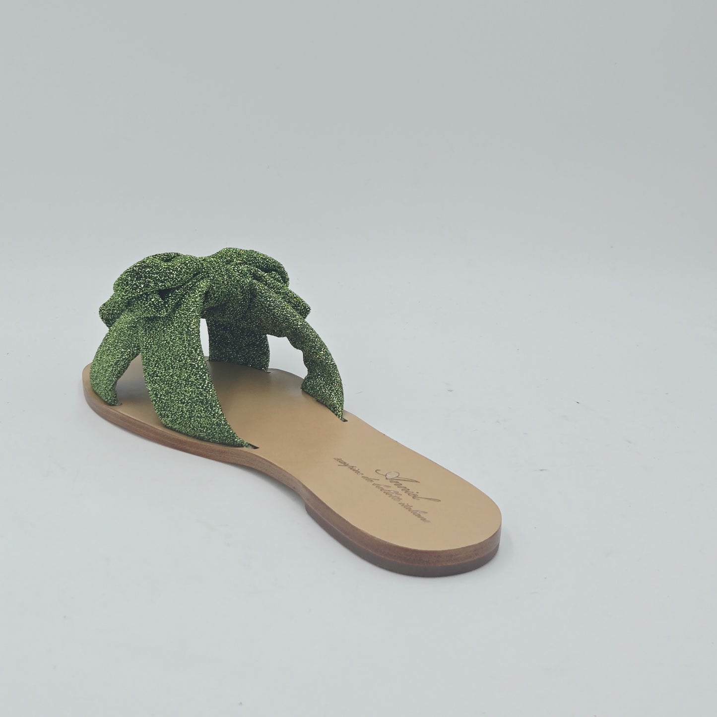 ANNIEL Sandali Donna tessuto verde