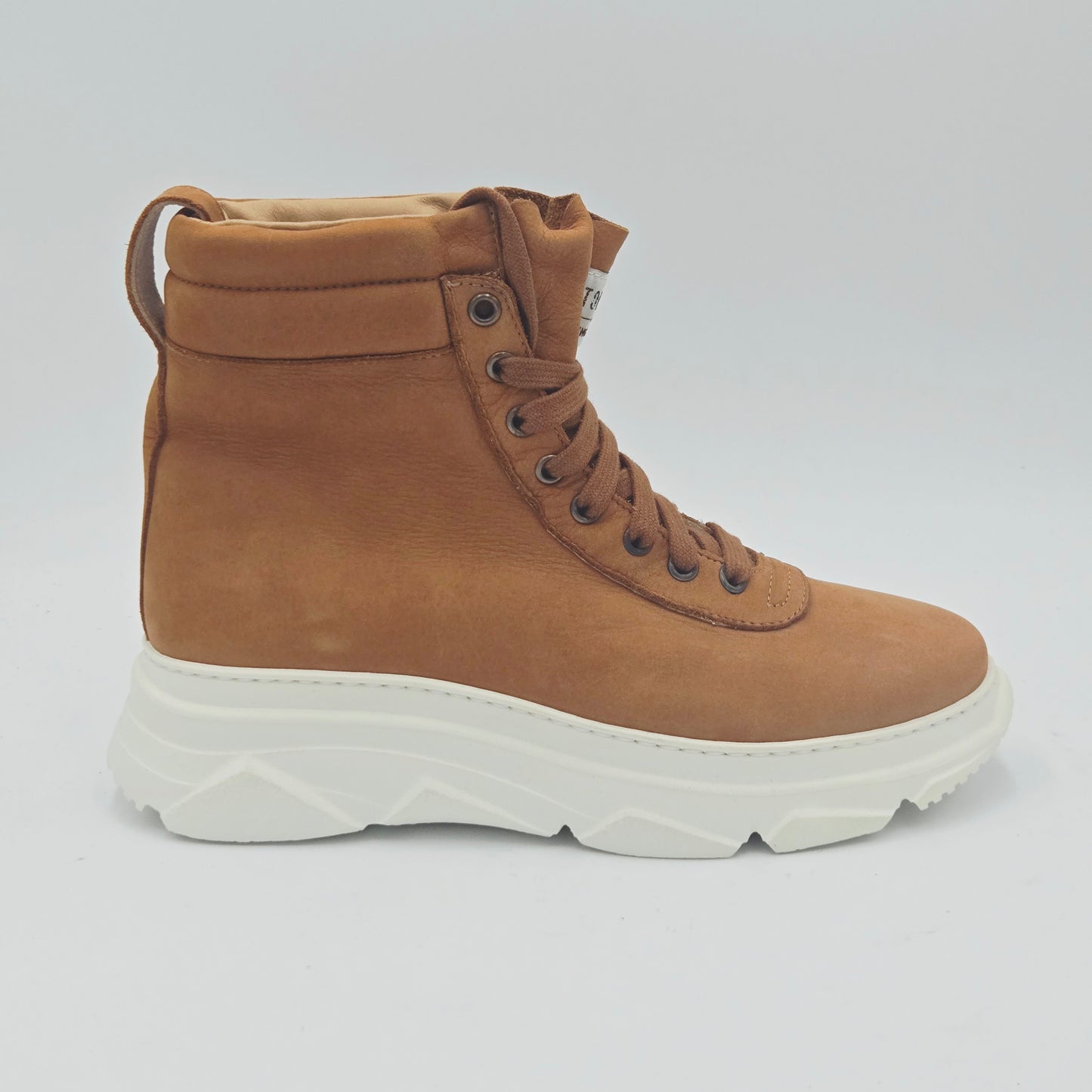STOKTON Stivaletti Donna pelle nubuck marrone