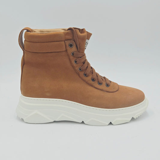 STOKTON Stivaletti Donna pelle nubuck marrone