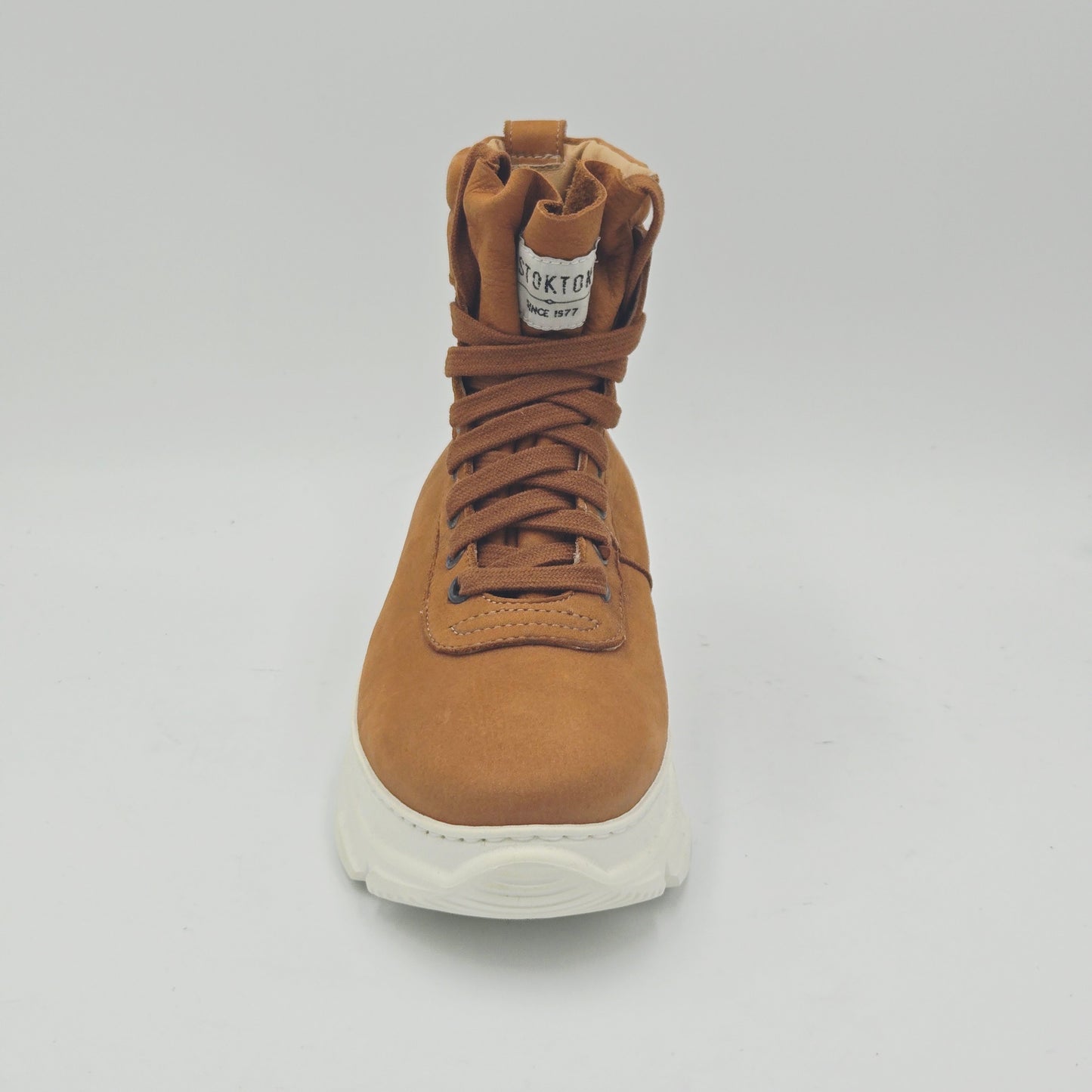 STOKTON Stivaletti Donna pelle nubuck marrone