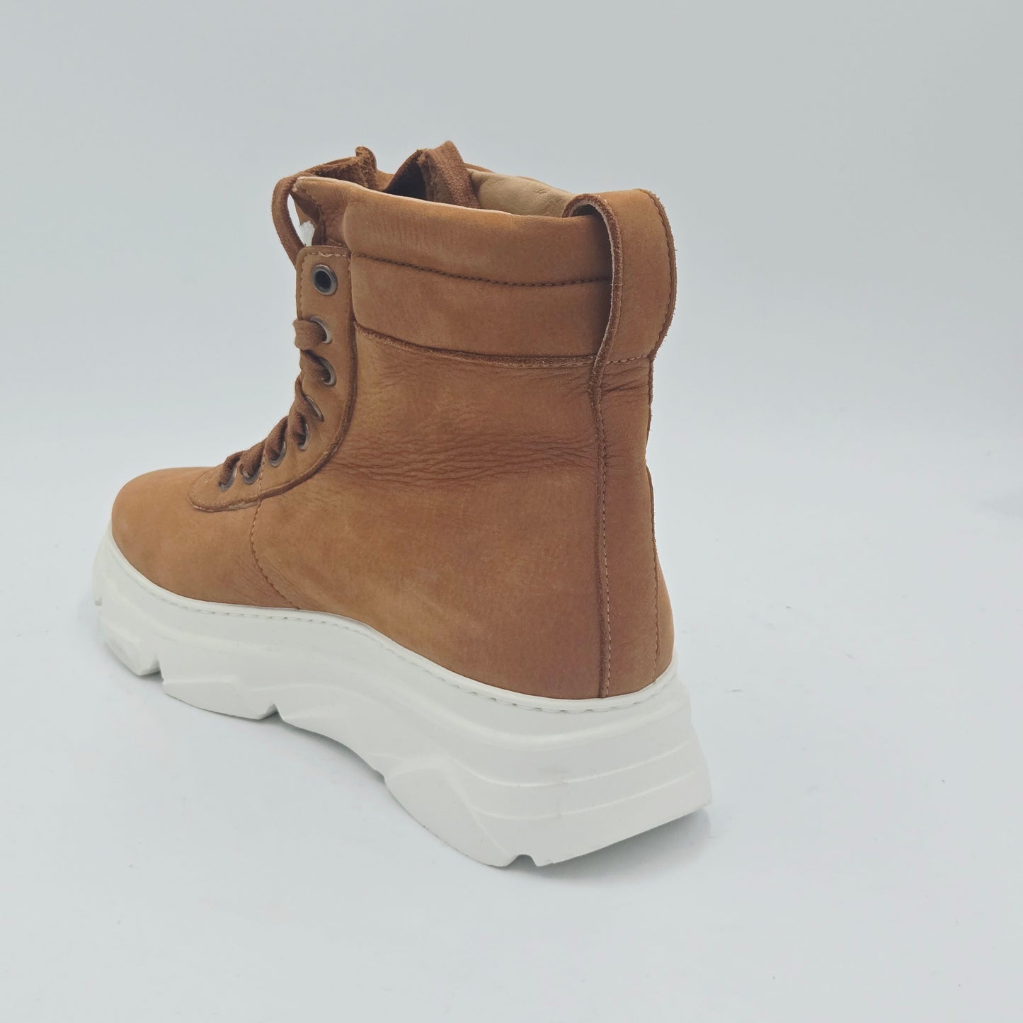 STOKTON Stivaletti Donna pelle nubuck marrone