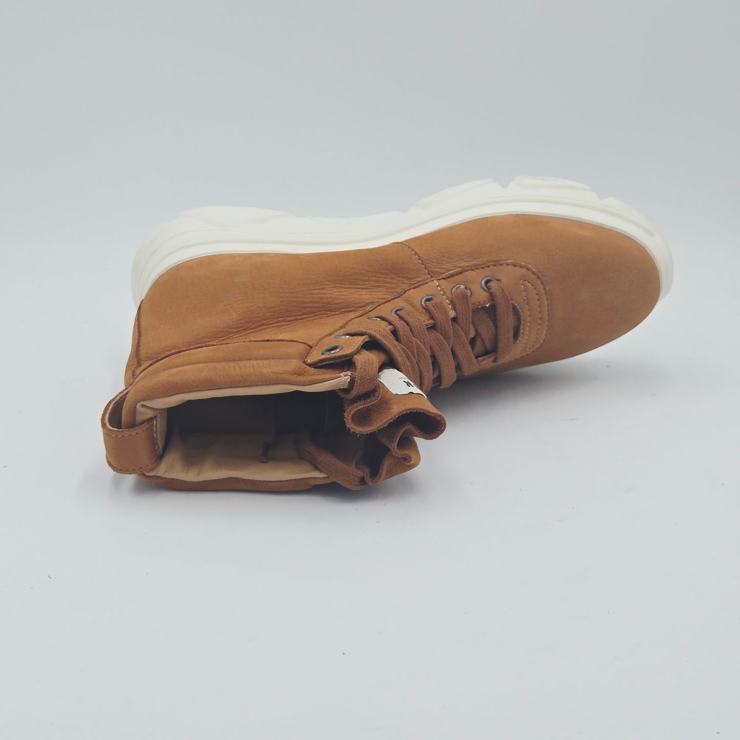 STOKTON Stivaletti Donna pelle nubuck marrone