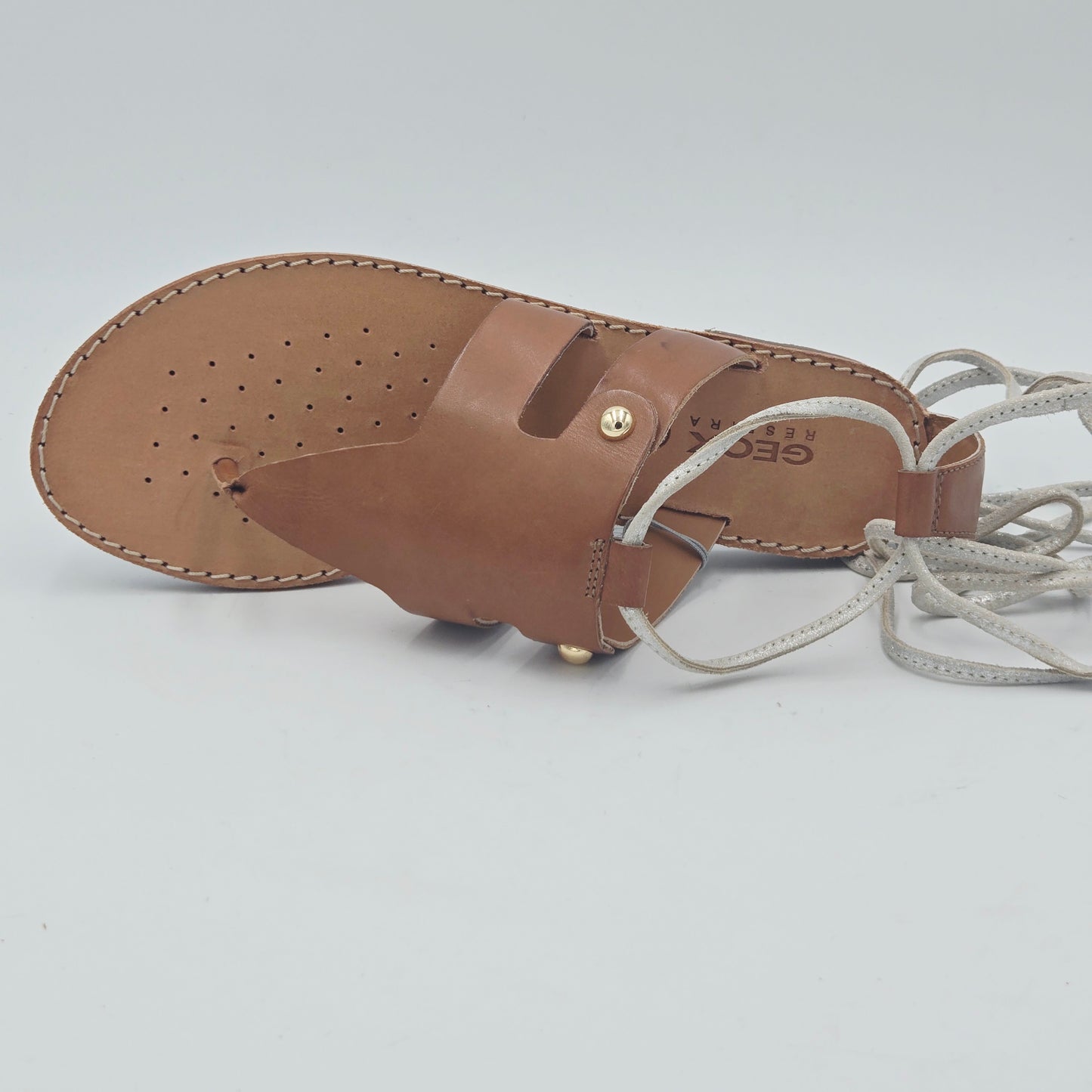 GEOX D SOZY Sandali Donna pelle marrone