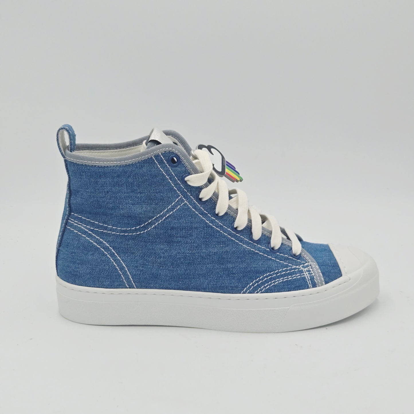 STOKTON Sneaker Donna tessuto blu