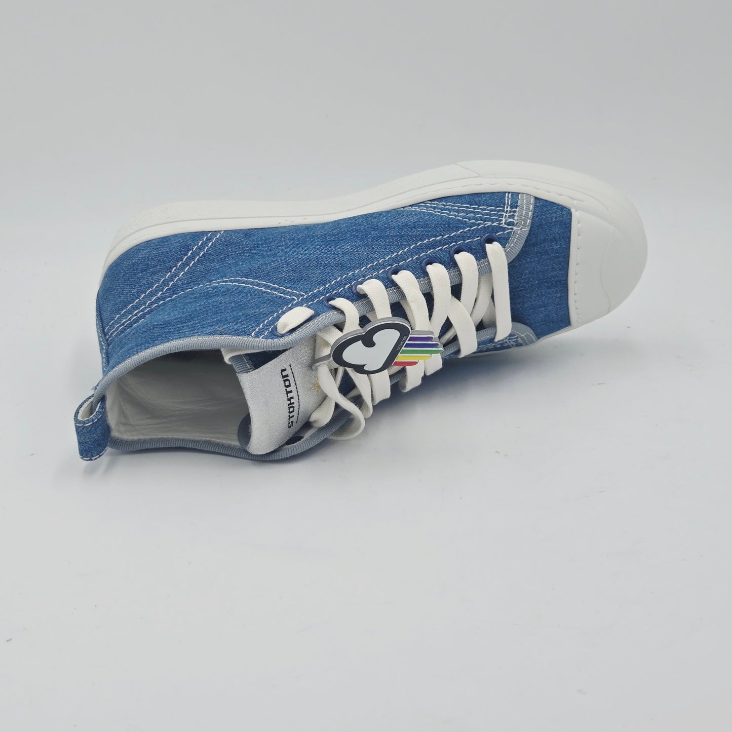 STOKTON Sneaker Donna tessuto blu