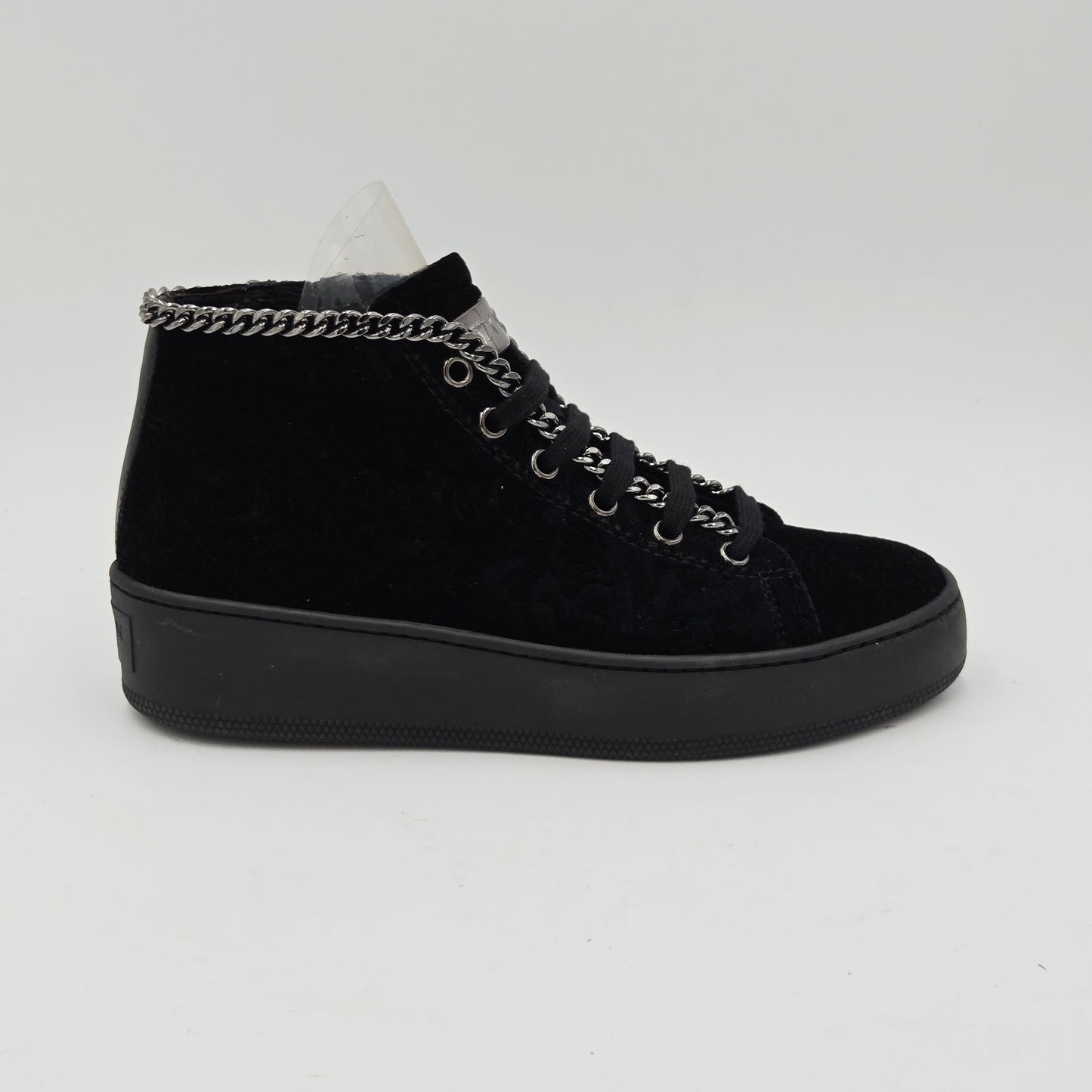 STOKTON Sneaker Donna velluto nero