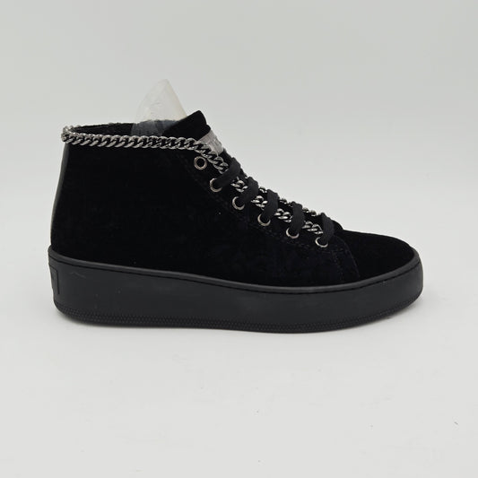 STOKTON Sneaker Donna velluto nero