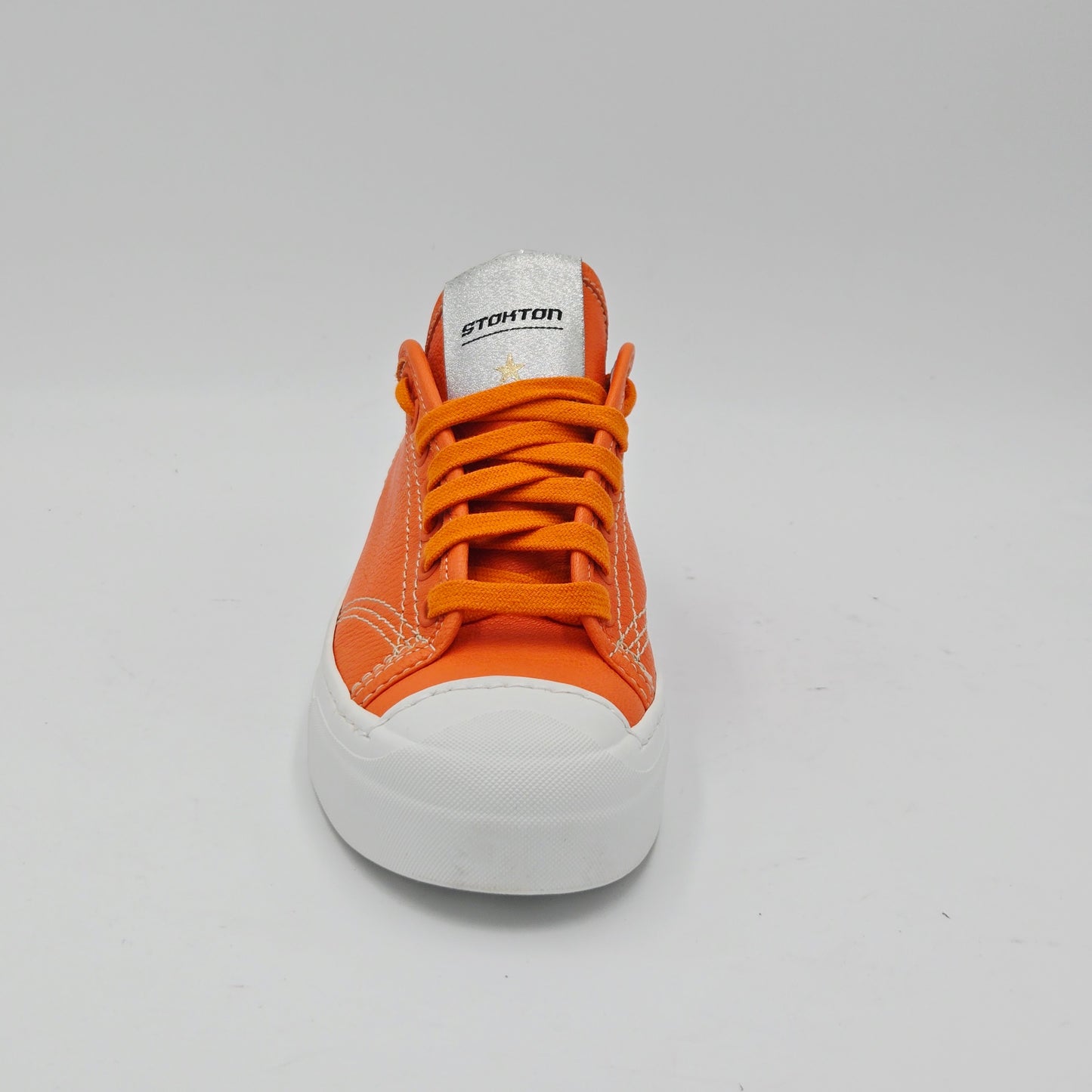 STOKTON Sneaker Donna pelle arancione
