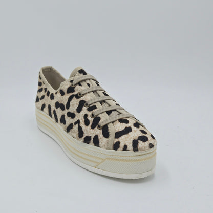 ANNIEL Sneaker Donna pelle scamosciata beige