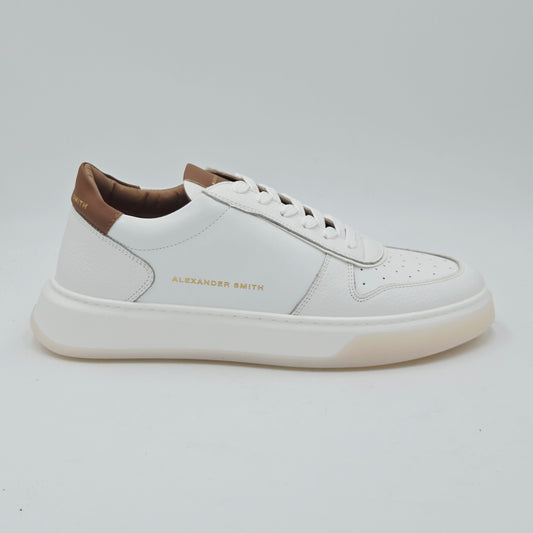 ALEXANDER SMITH Sneaker Uomo pelle bianco