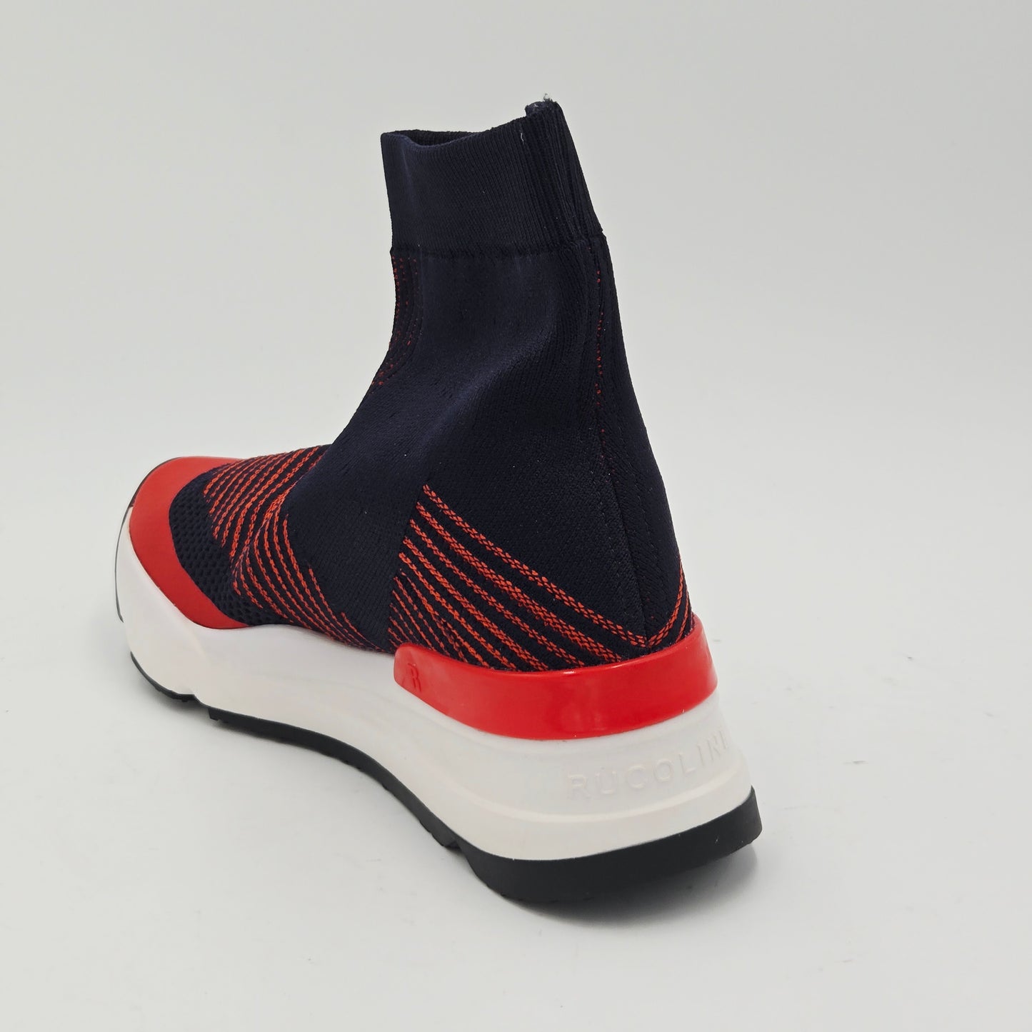 RUCOLINE Stivaletti Donna tessuto blu