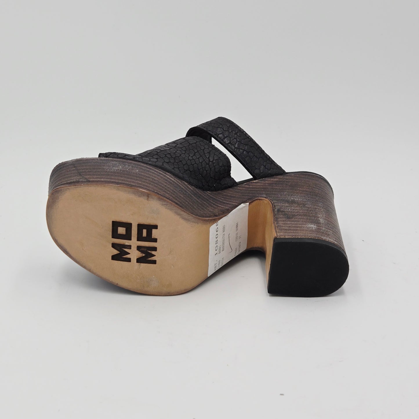 MOMA Sandali Donna pelle nero