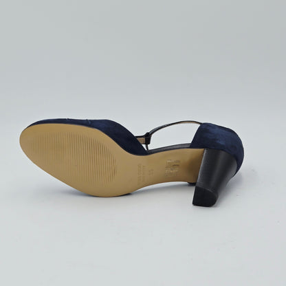 CONFORT Decolté Donna pelle scamosciata blu