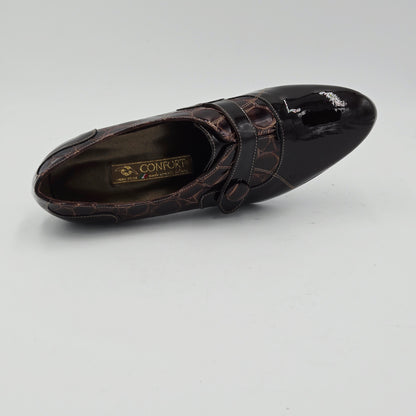 CONFORT Decolté Donna pelle marrone