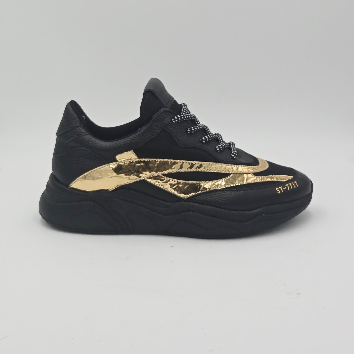 STOKTON Sneaker Donna pelle nero