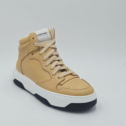 STOKTON Sneaker Donna pelle beige