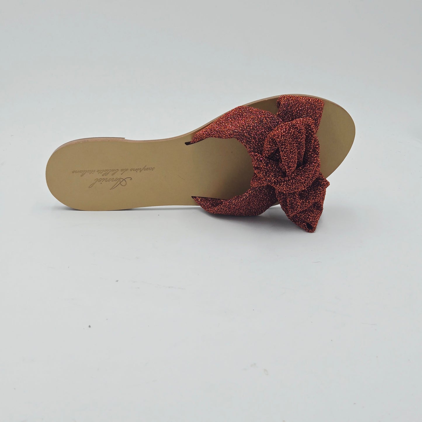 ANNIEL Sandali Donna tessuto marrone