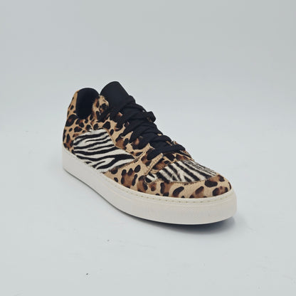 STOKTON Sneaker Donna pelle scamosciata beige