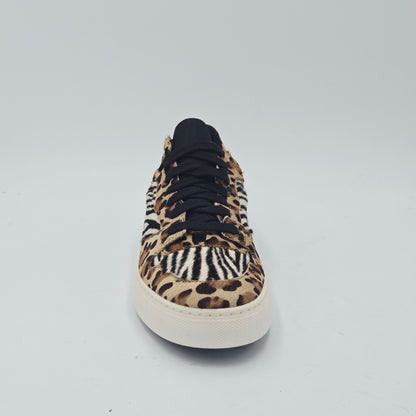 STOKTON Sneaker Donna pelle scamosciata beige