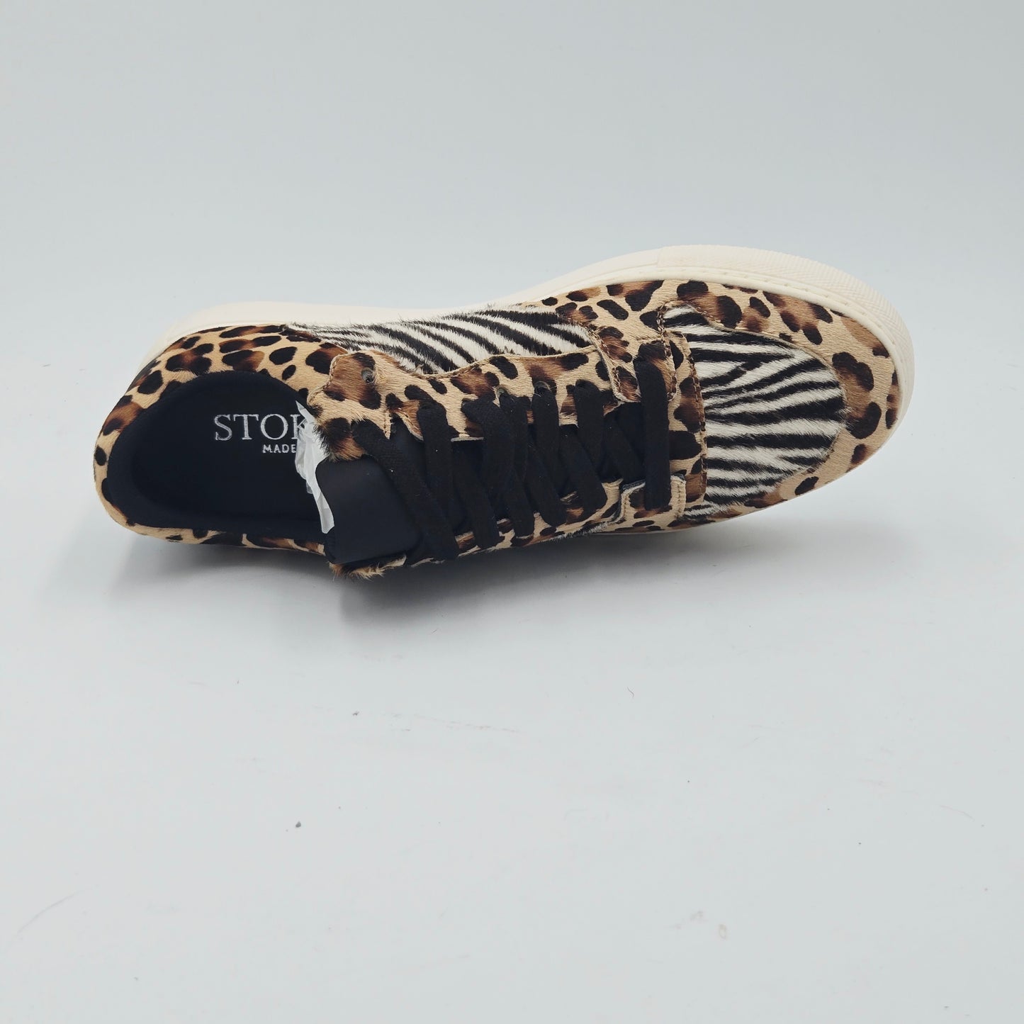 STOKTON Sneaker Donna pelle scamosciata beige