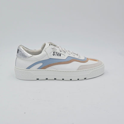 STOKTON VINTAGE Sneaker Donna pelle bianco