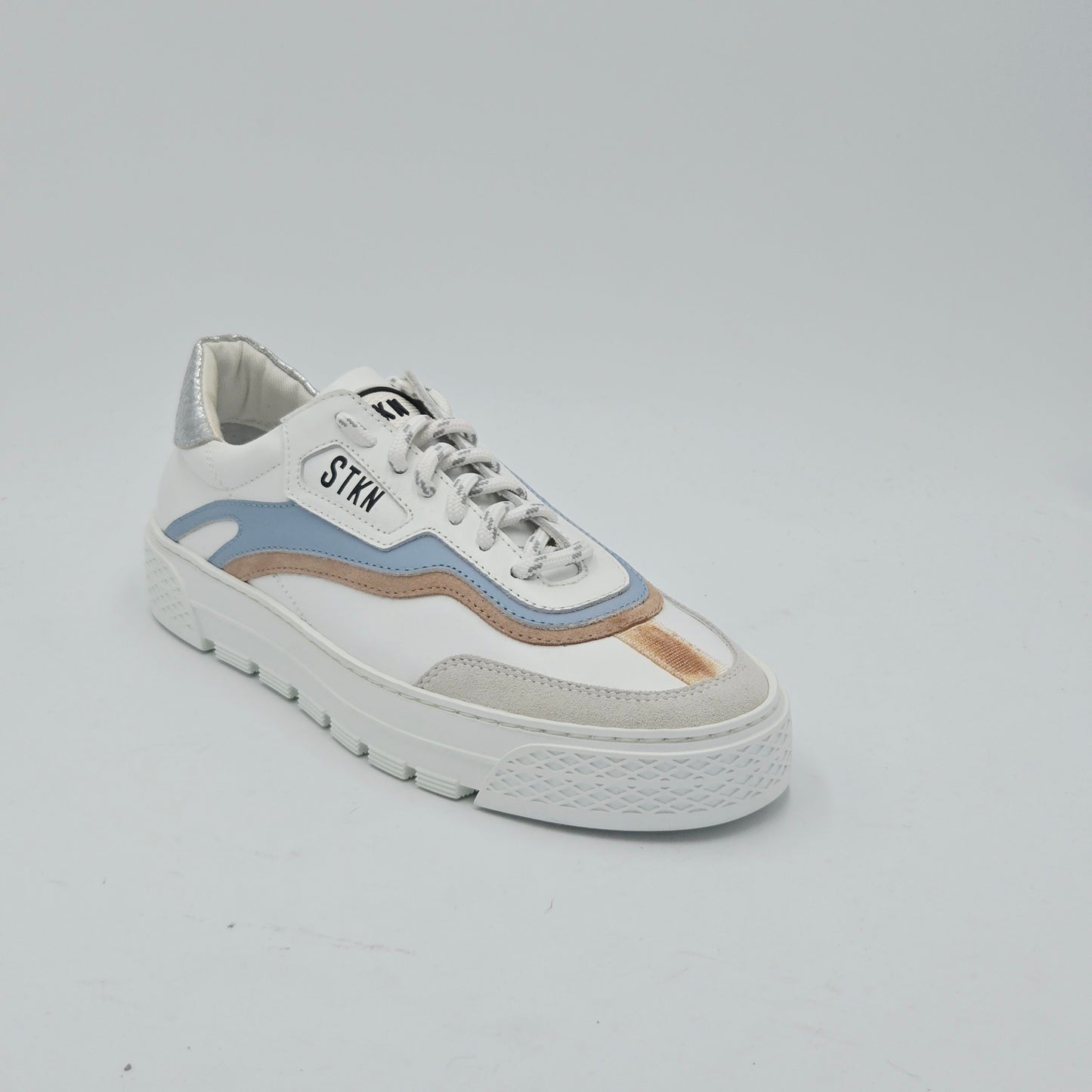 STOKTON VINTAGE Sneaker Donna pelle bianco