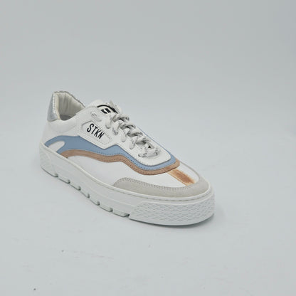 STOKTON VINTAGE Sneaker Donna pelle bianco
