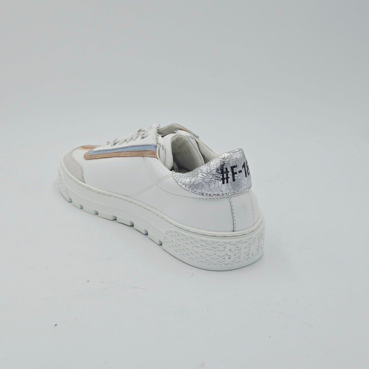 STOKTON VINTAGE Sneaker Donna pelle bianco