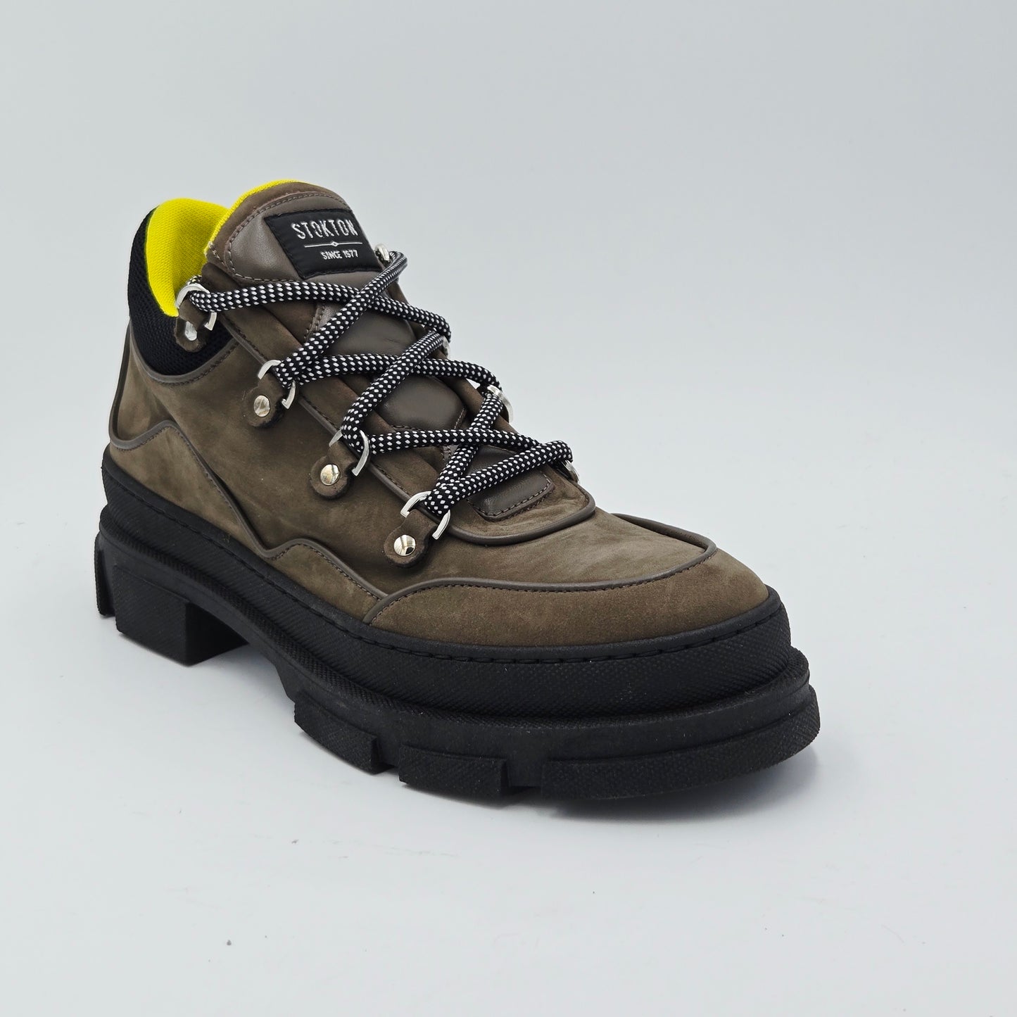 STOKTON Stivaletti Uomo pelle nubuck beige