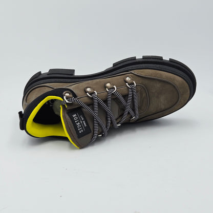 STOKTON Stivaletti Uomo pelle nubuck beige