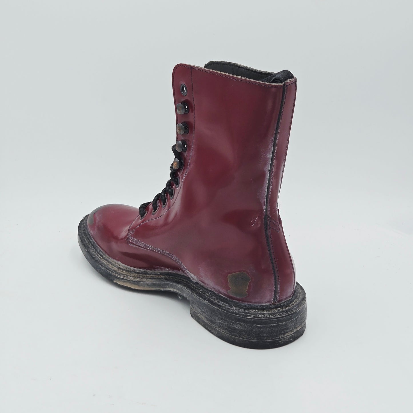 MOMA VINTAGE Stivaletti Donna pelle rosso