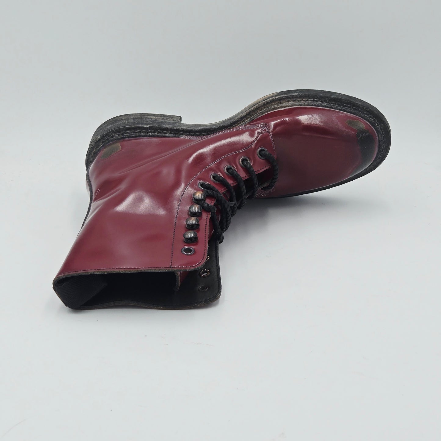 MOMA VINTAGE Stivaletti Donna pelle rosso