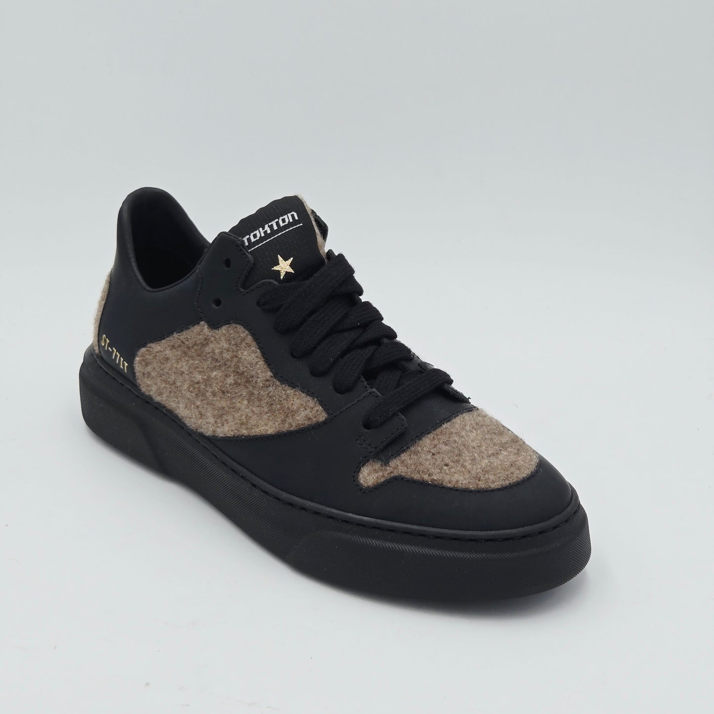 STOKTON Sneaker Donna gomma nero