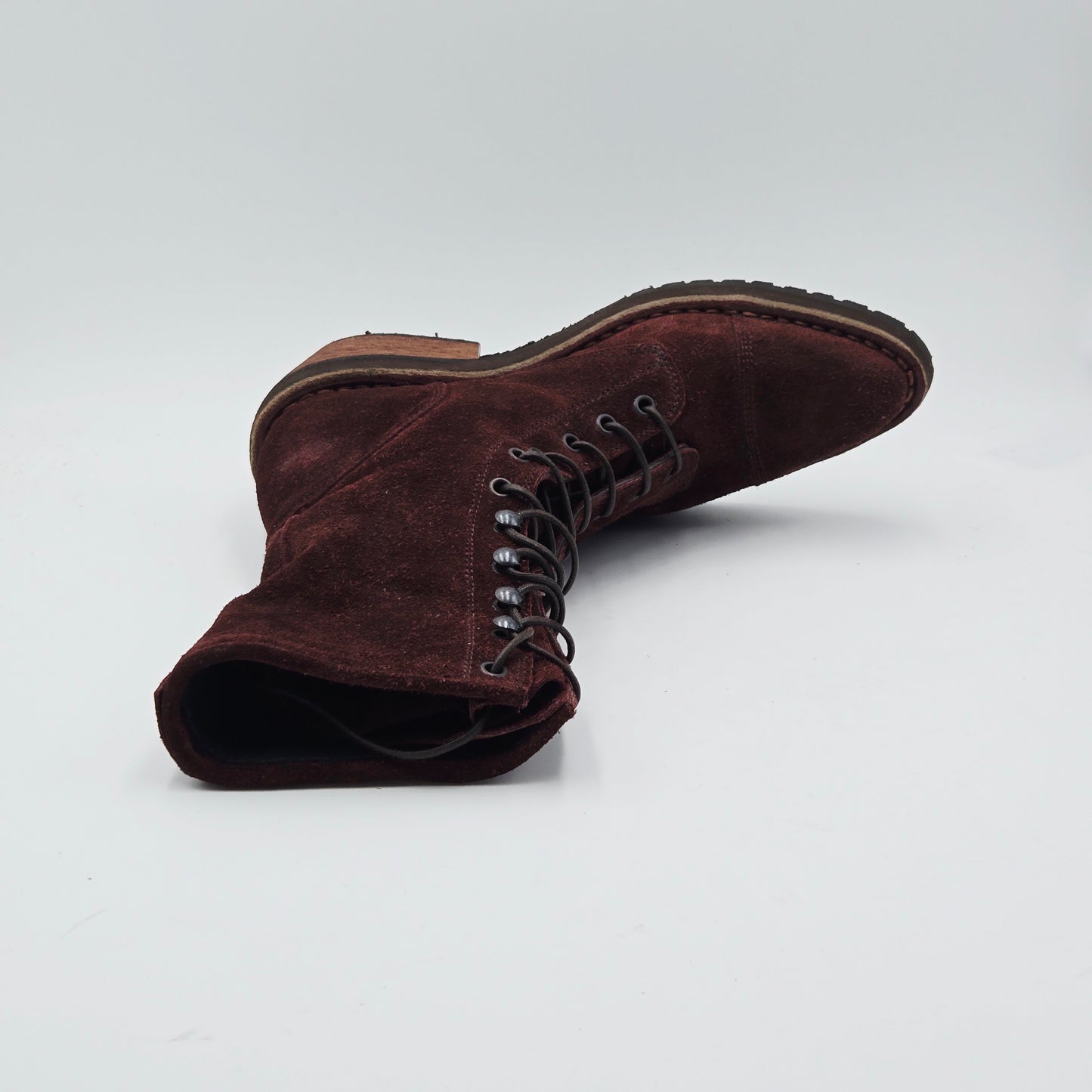 MOMA 77301C Stivaletti Donna pelle scamosciata rosso