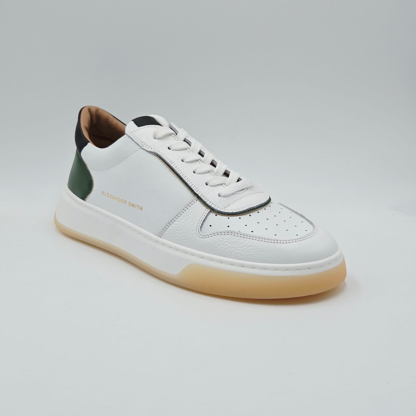 ALEXANDER SMITH Sneaker Uomo pelle bianco