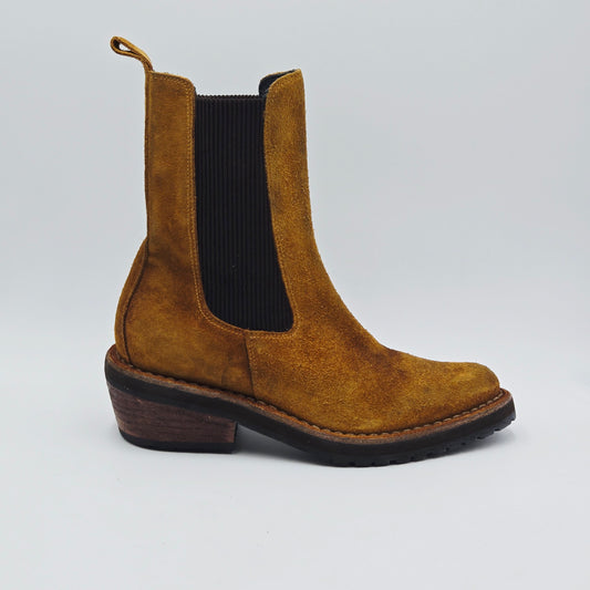 MOMA 75301C Stivaletti Donna pelle scamosciata marrone