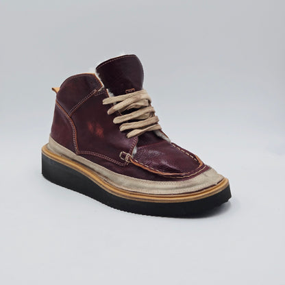 MOMA VINTAGE Stivaletti Donna pelle rosso