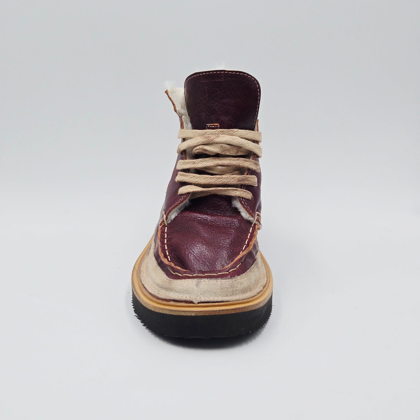 MOMA VINTAGE Stivaletti Donna pelle rosso