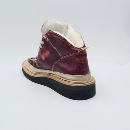 MOMA VINTAGE Stivaletti Donna pelle rosso