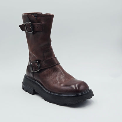 MOMA 1CW323 VINTAGE Stivaletti Donna pelle marrone