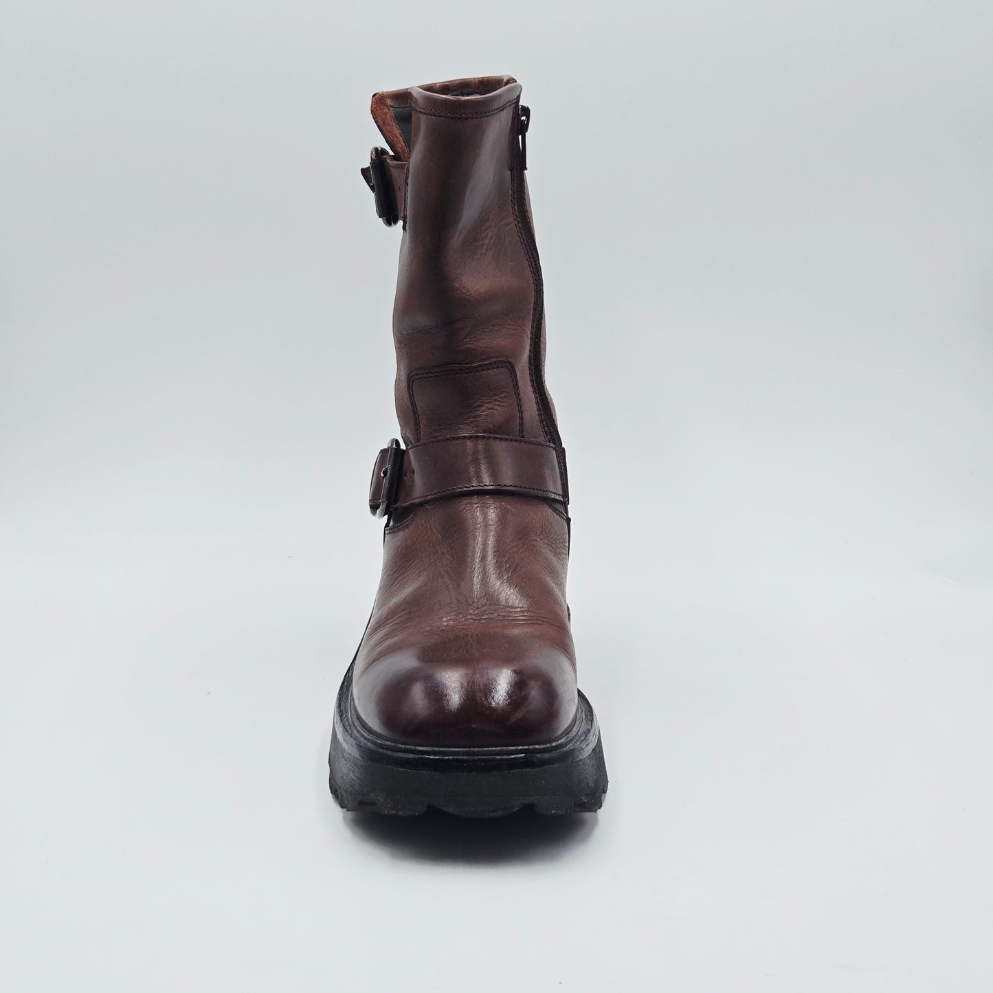 MOMA 1CW323 VINTAGE Stivaletti Donna pelle marrone