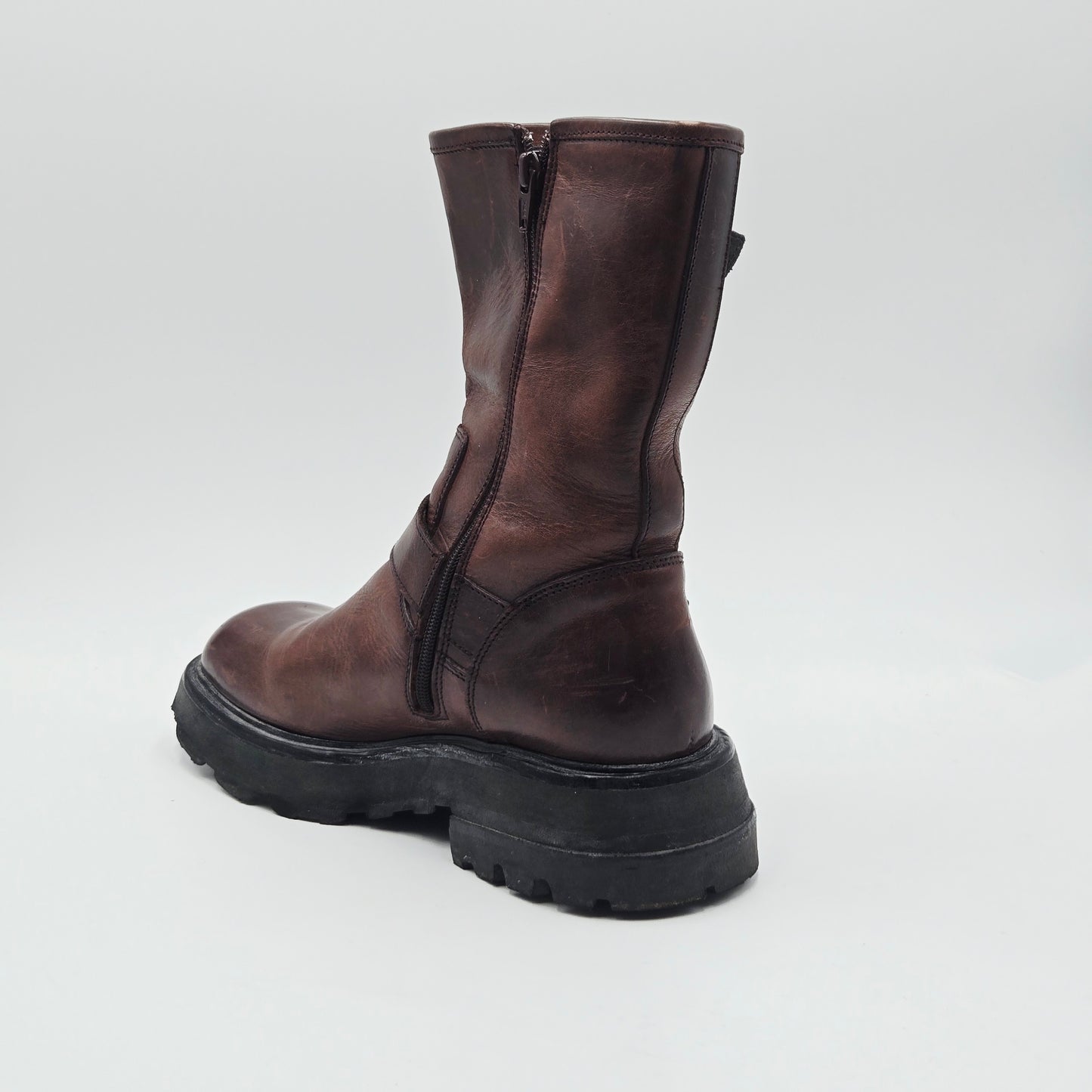 MOMA 1CW323 VINTAGE Stivaletti Donna pelle marrone