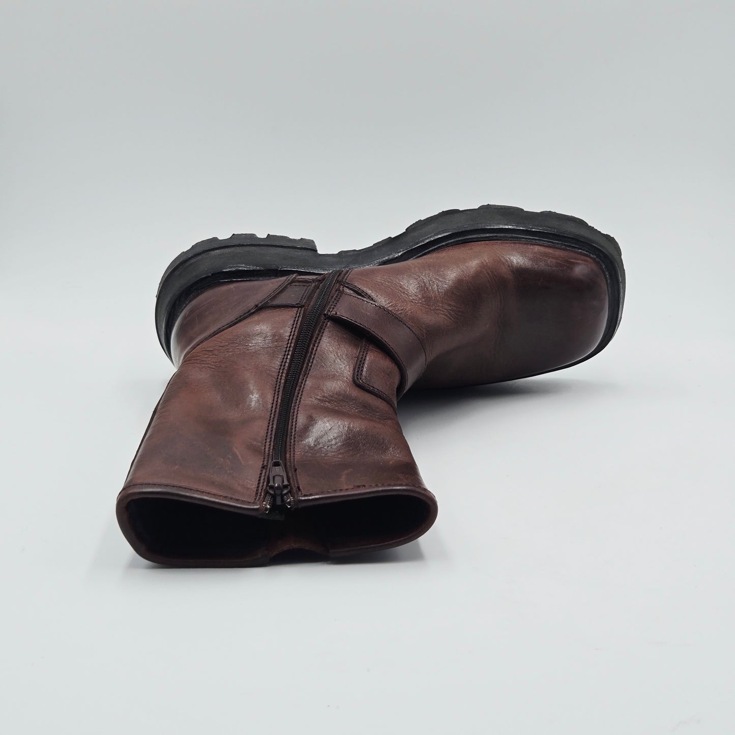 MOMA 1CW323 VINTAGE Stivaletti Donna pelle marrone