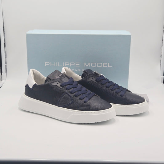 PHILIPPE MODEL Sneaker Uomo pelle blu