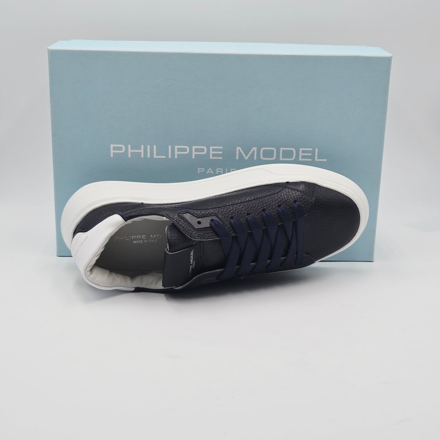 PHILIPPE MODEL Sneaker Uomo pelle blu