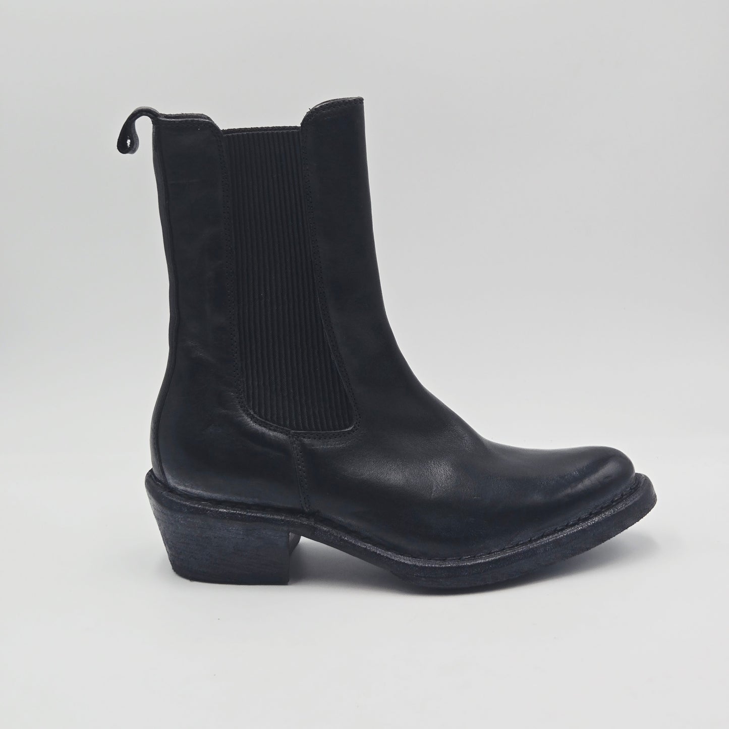 MOMA VINTAGE Stivaletti Donna pelle nero