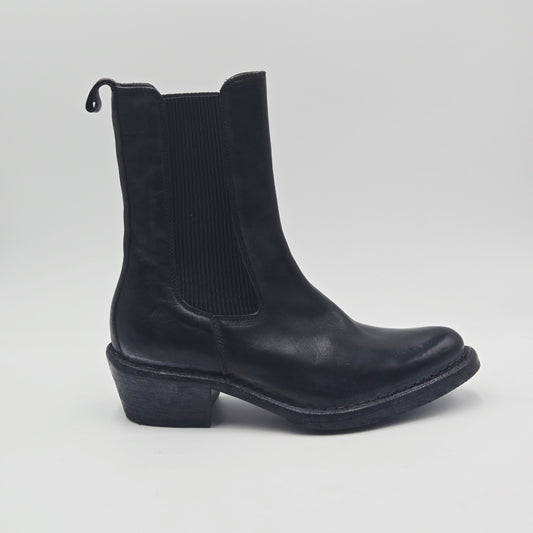 MOMA VINTAGE Stivaletti Donna pelle nero