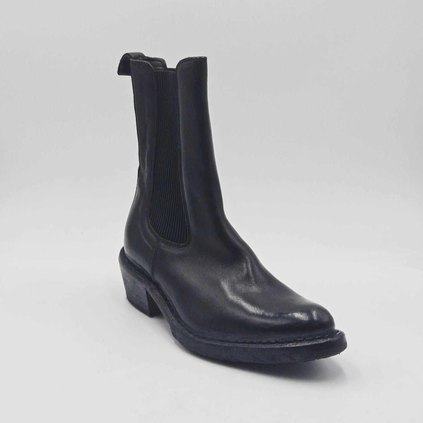 MOMA VINTAGE Stivaletti Donna pelle nero