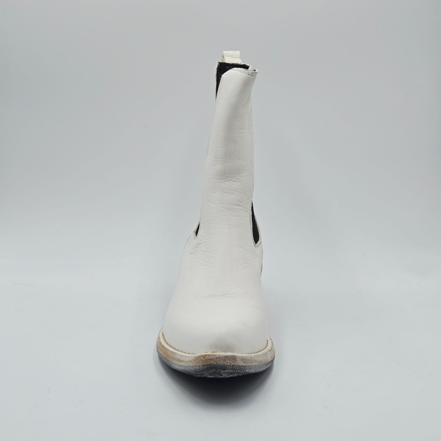 MOMA 1CW228-CAP Stivaletti Donna pelle bianco