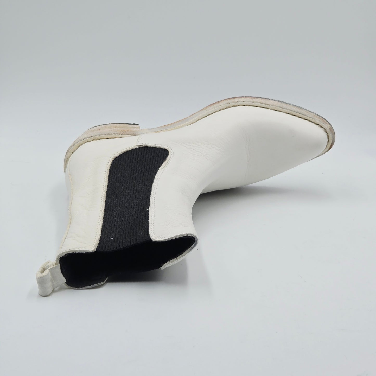 MOMA 1CW228-CAP Stivaletti Donna pelle bianco